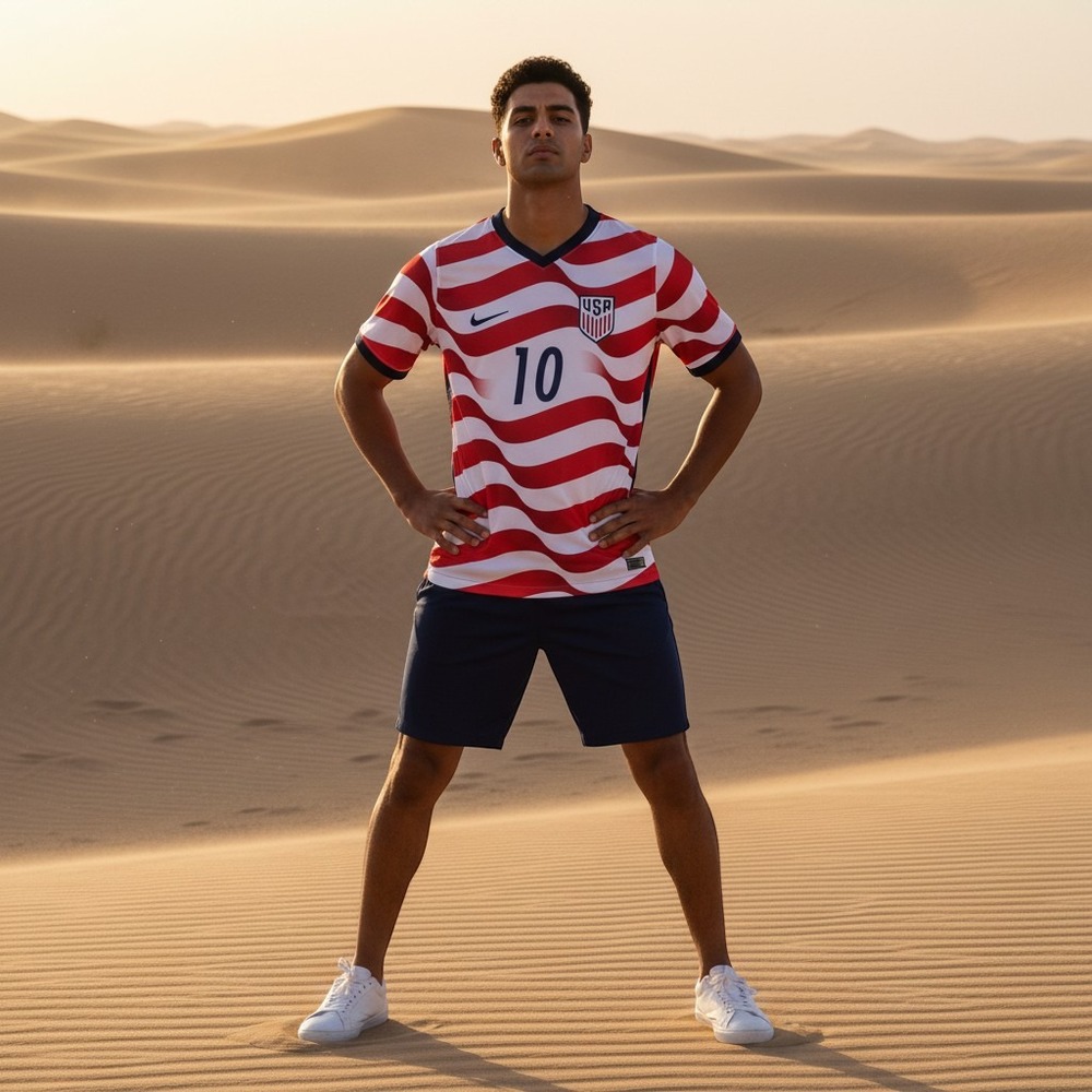 Nike USMNT Christian Pulisic 10 Home Soccer Jersey Mens 2XL Runs Small USA World